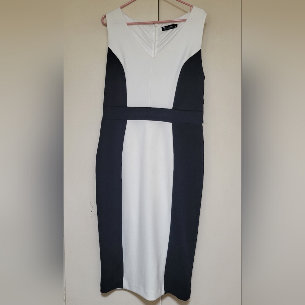 7th Avenue New York &Co. Black and White Dress